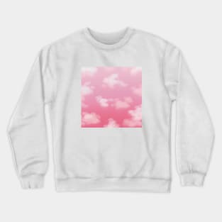 Beautiful Pink Sky with clouds Crewneck Sweatshirt